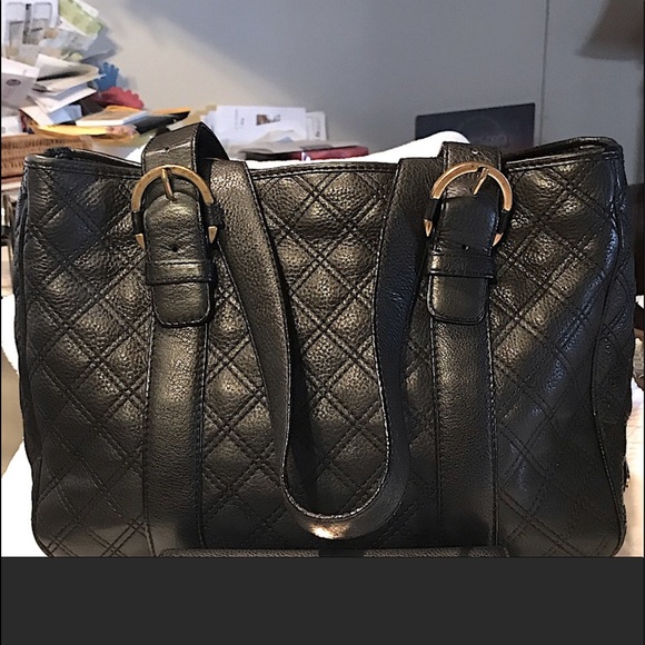 Michael Kors Handbags - Michael Kors Vintage Quilted BLK Large Bag